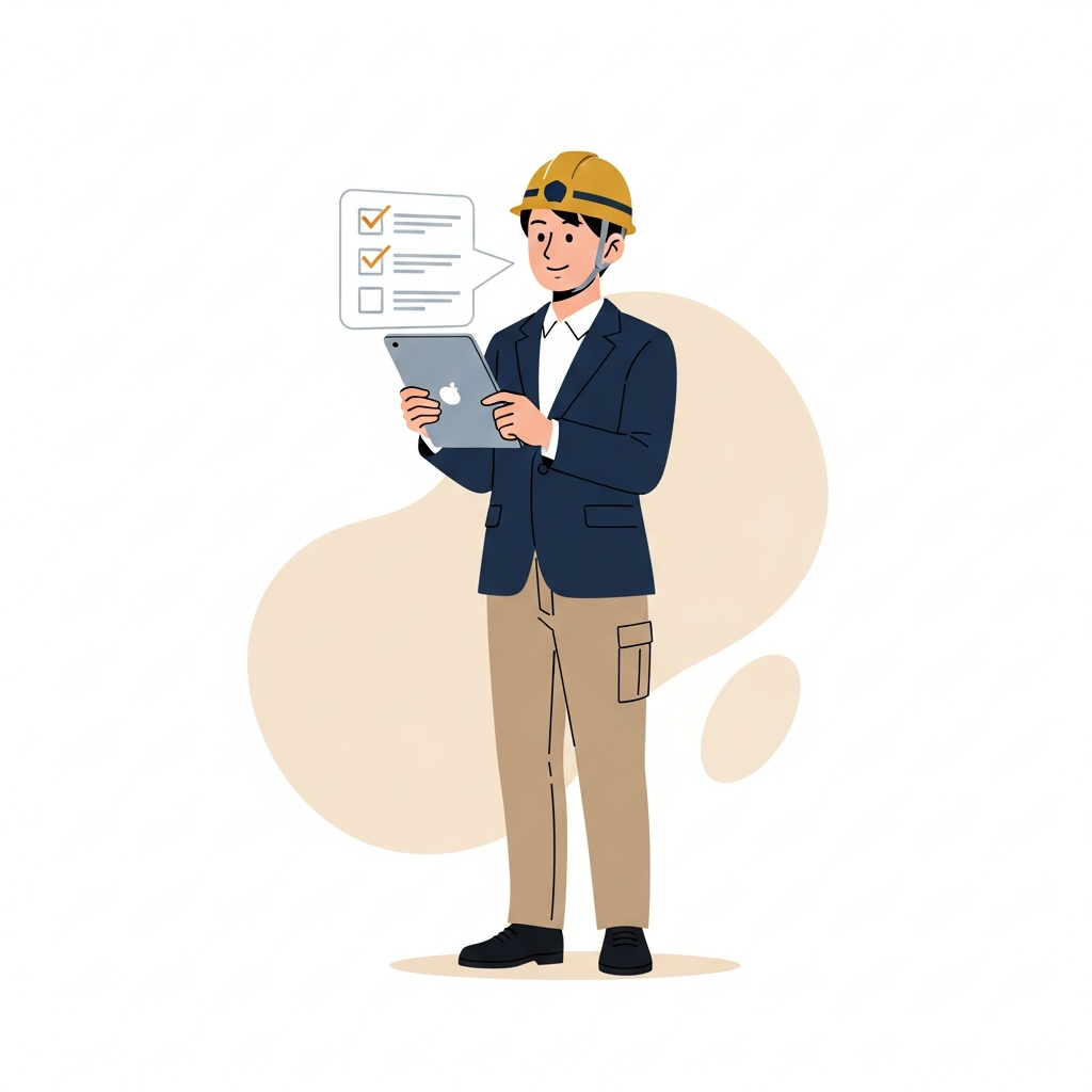 AIが生成した返信ドラフトを確認する営業